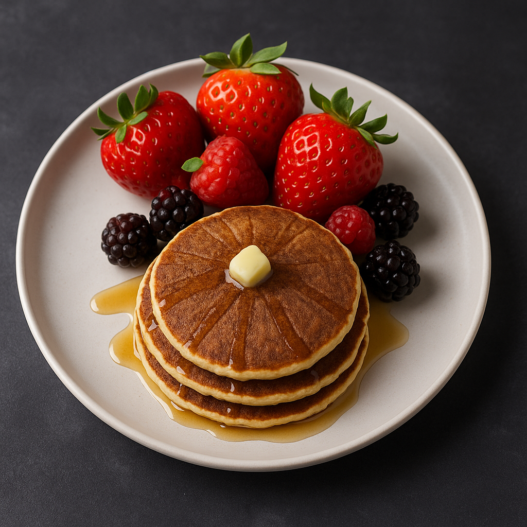 Banana Oatmeal Pancakes